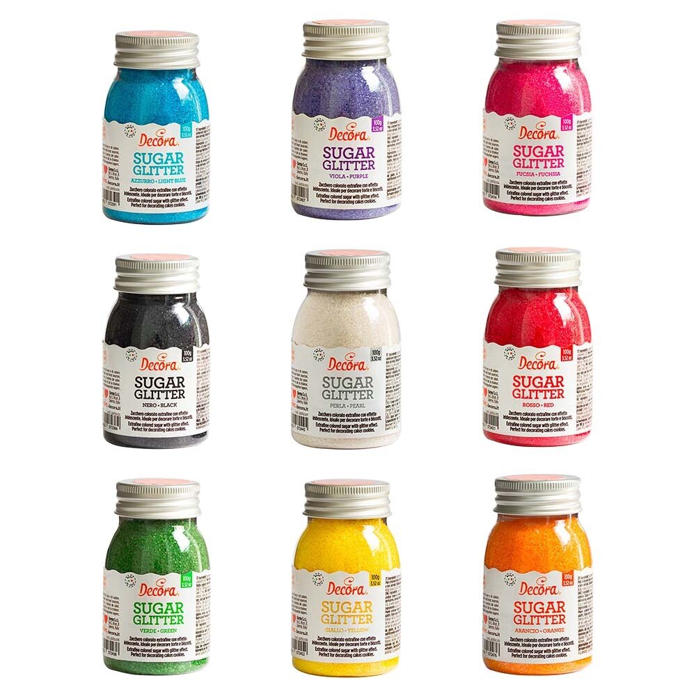 Decora Gold glitter decorating sugar