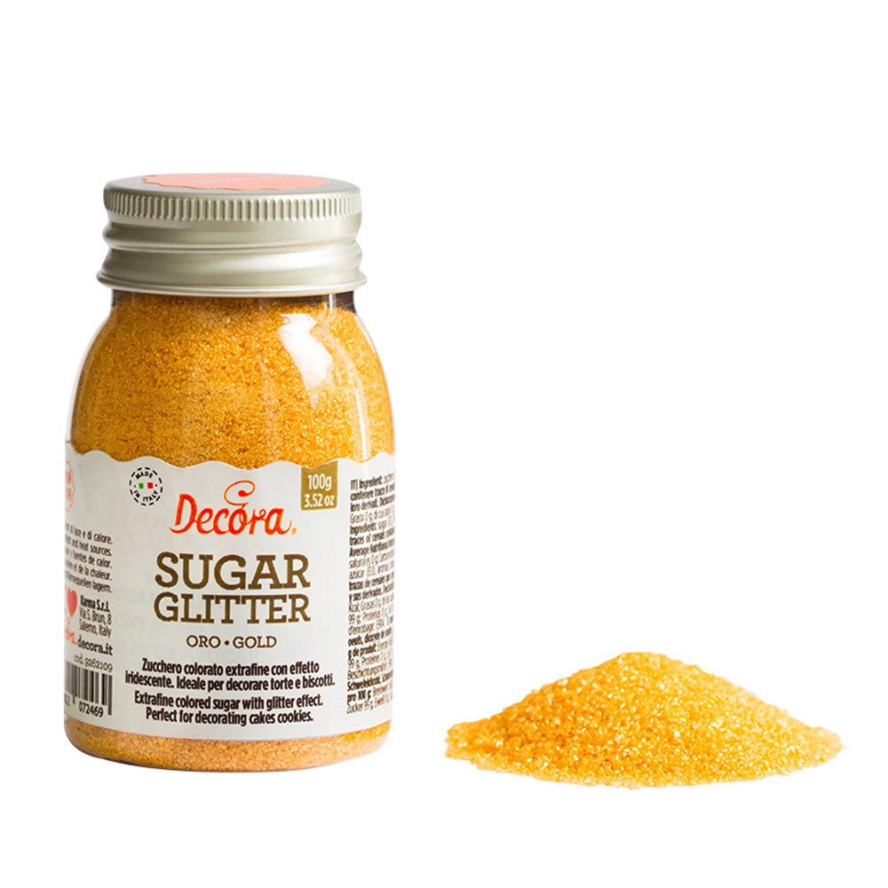 Decora Gold glitter decorating sugar