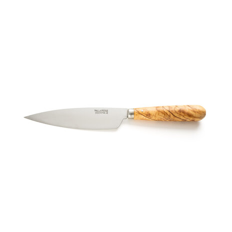 Pallares Solsona RVS tafelmes / steakmes 13cm met olijfhouten heft
