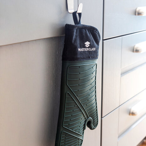 Masterclass Green silicone oven mitt
