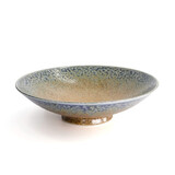 Tokyo Design Studio Minoyaki Reef Blue Mori bowl 28cm