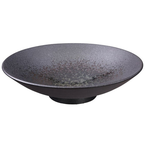 Tokyo Design Studio Minoyaki Mori Black bowl 28x7.7cm 1,8 liter Tokyo Design Studio Minoyaki Mori Black bowl 28x7.7cm 1,8 liter