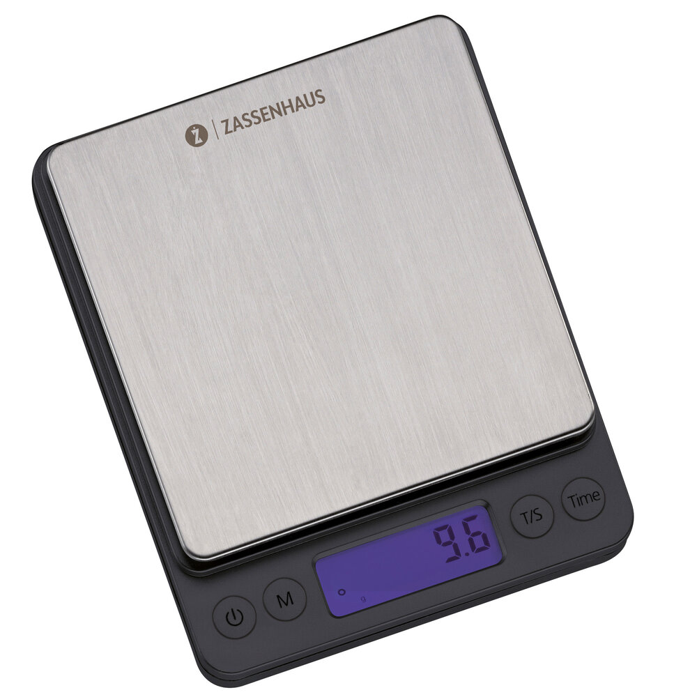 Zassenhaus Barista scale 0.1 - 500 gram black Zassenhaus Barista scale 0.1 - 500 gram black