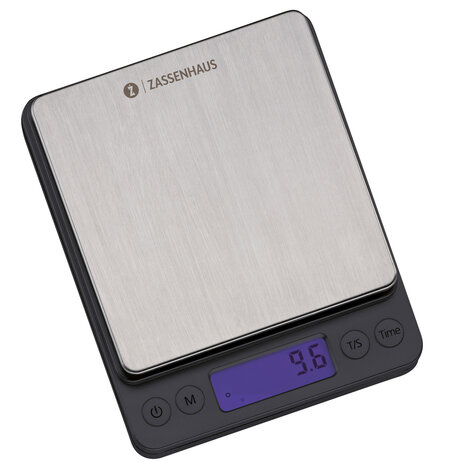 Zassenhaus Weegschaal Barista 0.1 - 500 gram (zwart)
