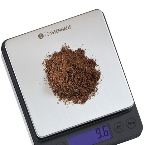 Zassenhaus Barista scale 0.1 - 500 gram black Zassenhaus Barista scale 0.1 - 500 gram black