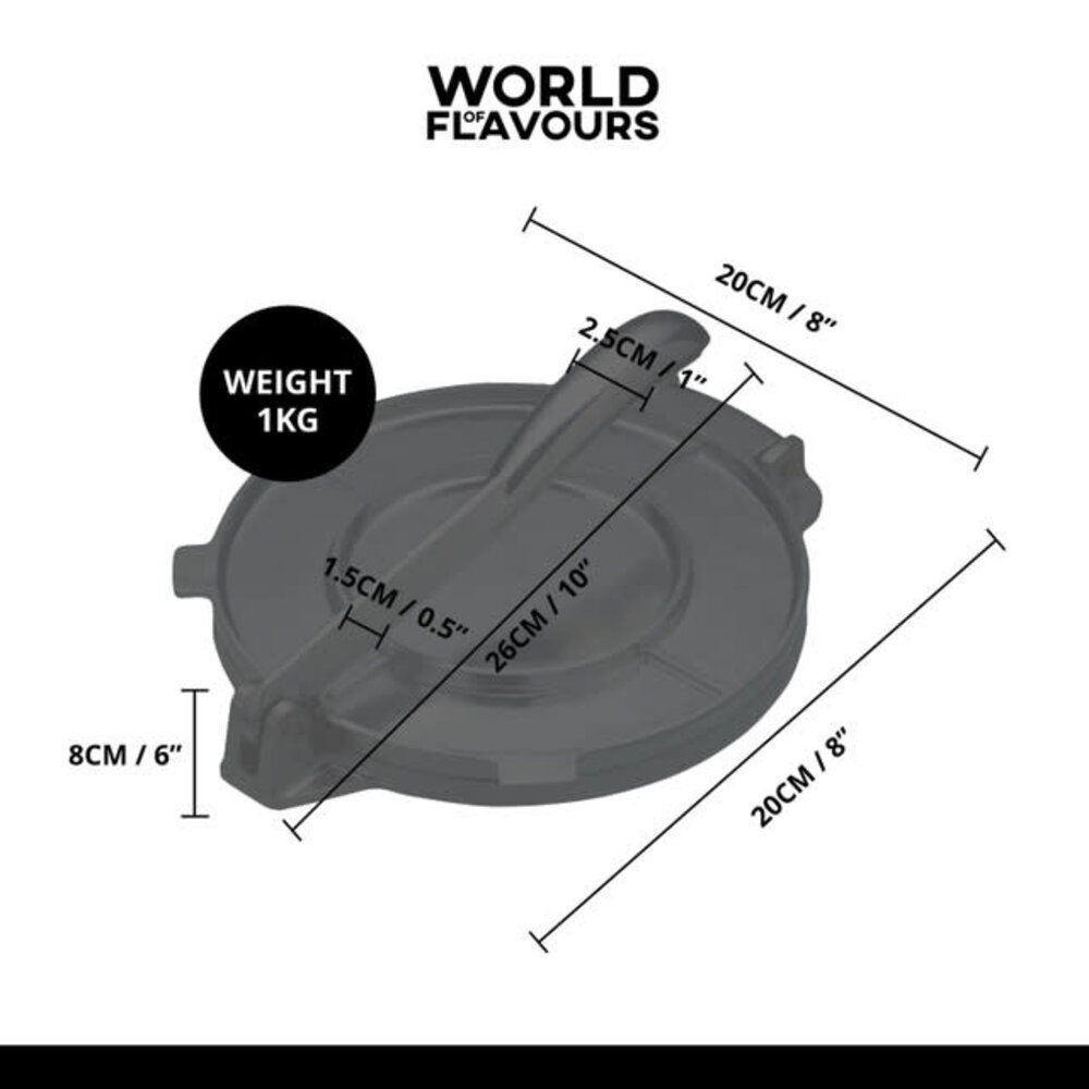Kitchencraft Aluminium tortillapers Kitchencraft Aluminium tortillapers