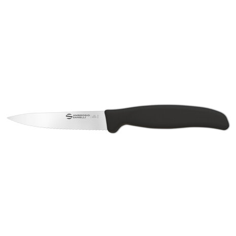 Ambrogio Sanelli Serrated paring knife 11cm black