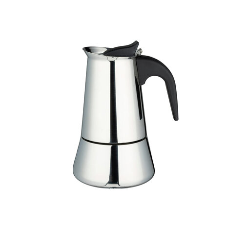 Grunwerg 6 cup stainless steel espresso maker