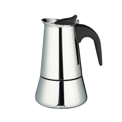 Grunwerg 9-kops RVS espressopot