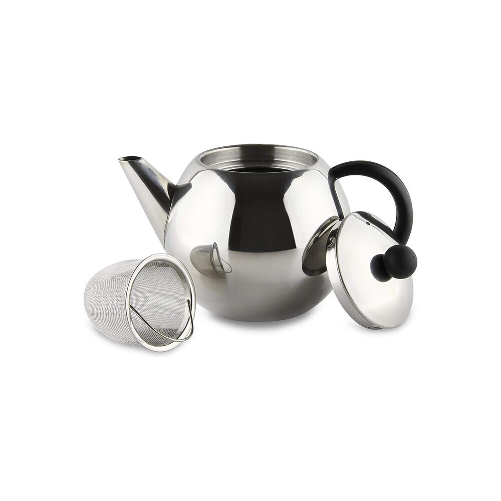 Grunwerg Rondeo RVS theepot 0,5 liter met filter Grunwerg Rondeo RVS theepot 0,5 liter met filter