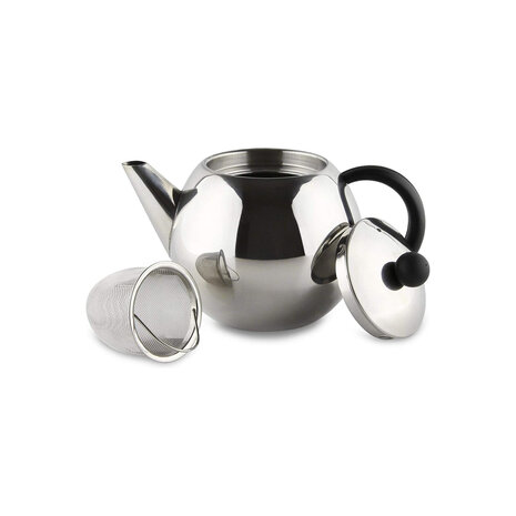 Grunwerg Rondeo RVS theepot 0,5 liter met filter Grunwerg Rondeo RVS theepot 0,5 liter met filter