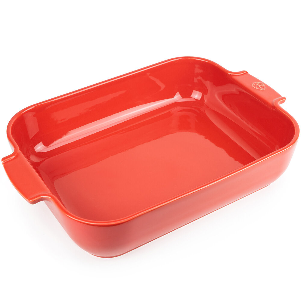 Peugeot Appolia rectangular ceramic oven dish 40cm Rouge Peugeot Appolia rectangular ceramic oven dish 40cm Rouge