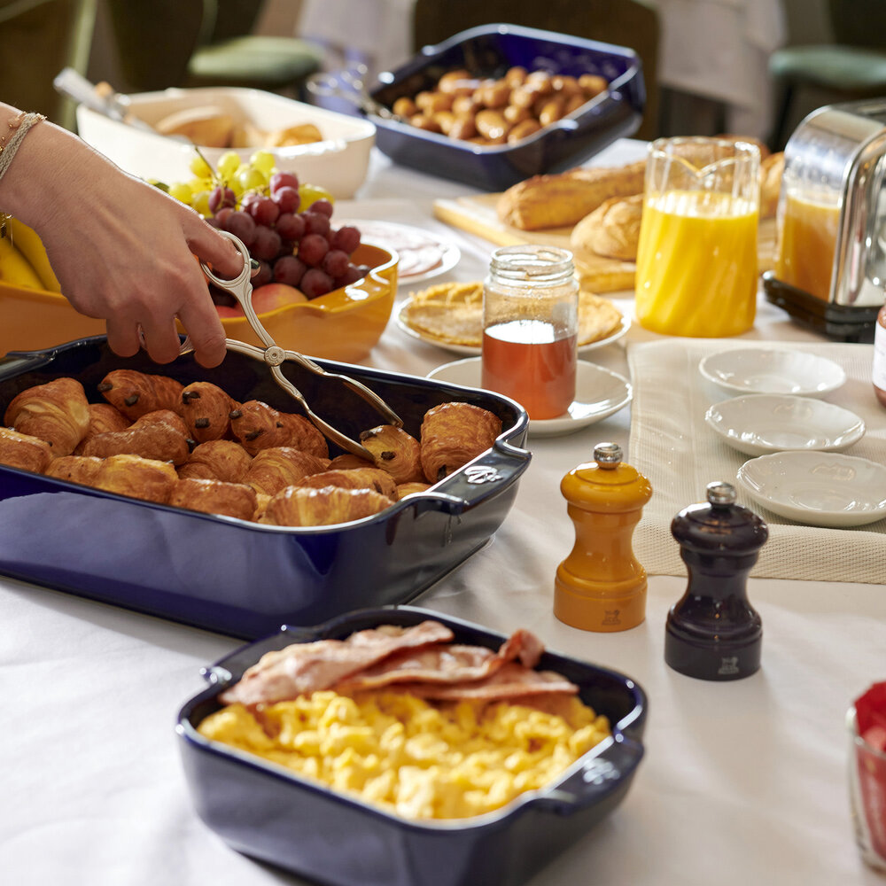 Peugeot Appolia rechthoekige keramische ovenschaal 40cm Bleu Peugeot Appolia rechthoekige keramische ovenschaal 40cm Bleu