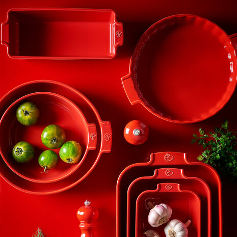 Peugeot Ceramic cake / loaf pan 31cm Rouge Peugeot Ceramic cake / loaf pan 31cm Rouge