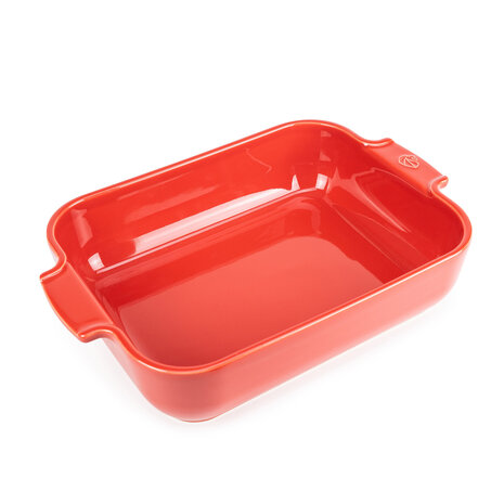 Peugeot Appolia rechthoekige keramische ovenschaal 32cm Rouge Peugeot Appolia rechthoekige keramische ovenschaal 32cm Rouge