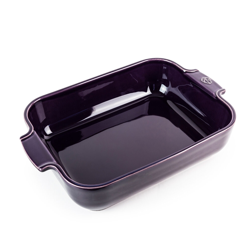 Peugeot Appolia rectangular ceramic oven dish 32cm Aubergine Peugeot Appolia rectangular ceramic oven dish 32cm Aubergine