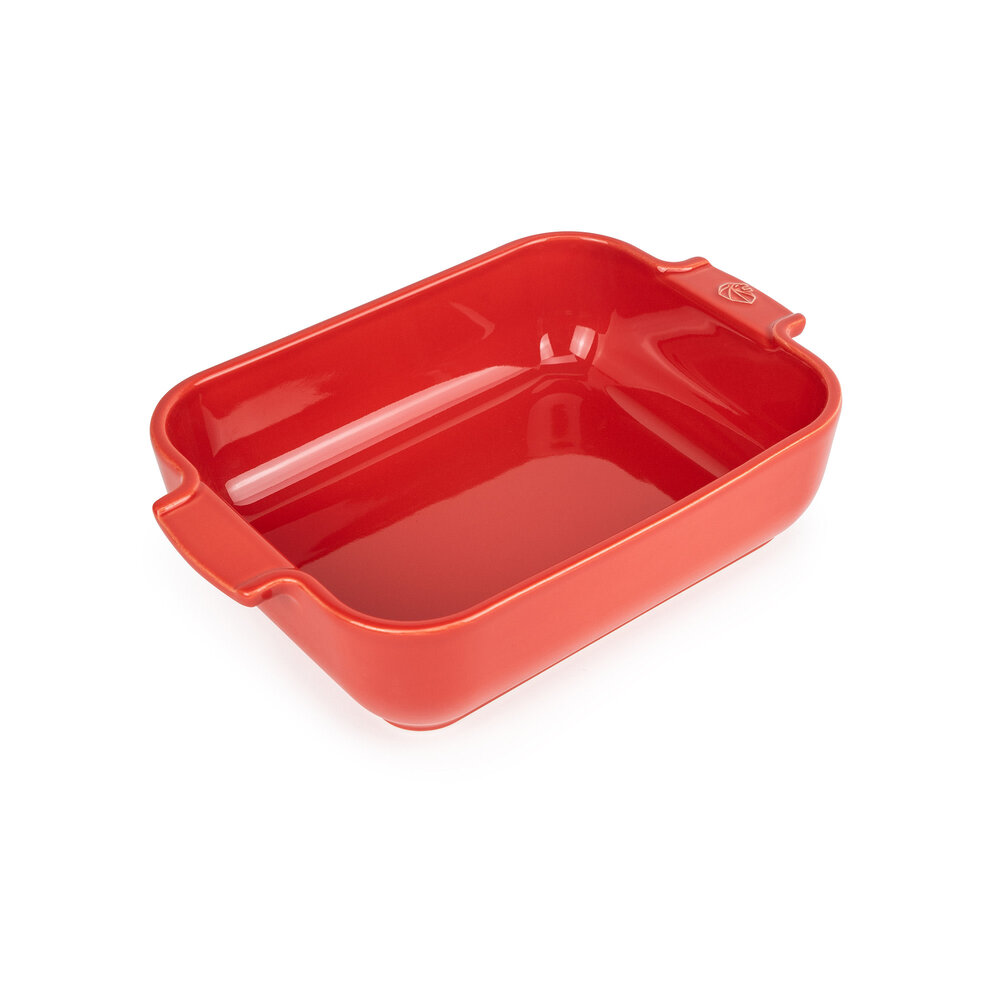 Peugeot Appolia rechthoekige keramische ovenschaal 25cm Rouge Peugeot Appolia rechthoekige keramische ovenschaal 25cm Rouge