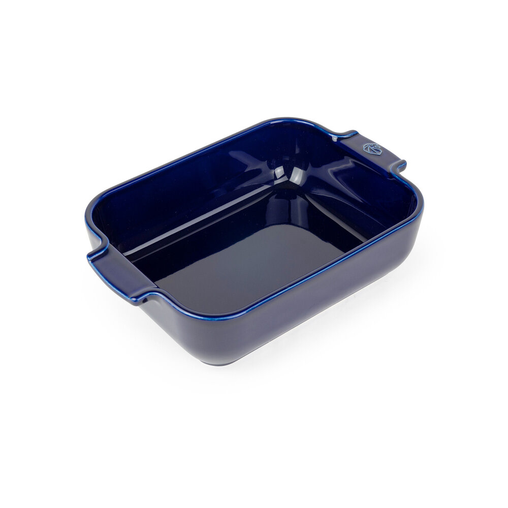 Peugeot Appolia rechthoekige keramische ovenschaal 25cm Bleu