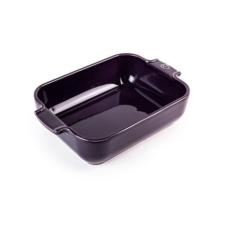 Peugeot Appolia rechthoekige keramische ovenschaal 25cm Aubergine Peugeot Appolia rechthoekige keramische ovenschaal 25cm Aubergine