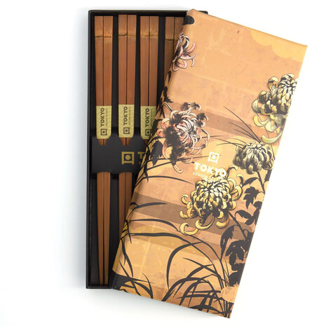 Tokyo Design Studio 5 sets of bamboo chopsticks in gift box