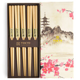 Tokyo Design Studio 5 sets eetstokjes Wooden Brown Tokyo Design Studio 5 sets eetstokjes Wooden Brown