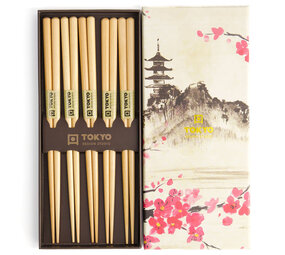 Tokyo Design Studio 5 sets of chopsticks Wooden Brown