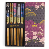 Tokyo Design Studio 5 sets of chopsticks Flowers