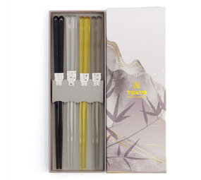 Tokyo Design Studio 5 sets of chopsticks Acrylic Brown