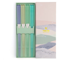 Tokyo Design Studio 5 sets of chopsticks Acrylic Blue
