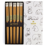 Tokyo Design Studio 5 sets of chopsticks Mix Animals