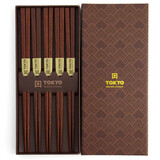 Tokyo Design Studio 5 sets of chopsticks Square Brown