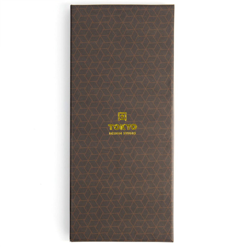 Tokyo Design Studio 5 sets of chopsticks Square Black in gift box