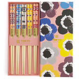 Tokyo Design Studio 5 sets eetstokjes Pink Flowers Tokyo Design Studio 5 sets eetstokjes Pink Flowers