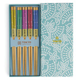 Tokyo Design Studio 5 sets eetstokjes Light Blue Star Tokyo Design Studio 5 sets eetstokjes Light Blue Star