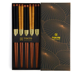 Tokyo Design Studio 5 sets of chopsticks Gold Umbrella