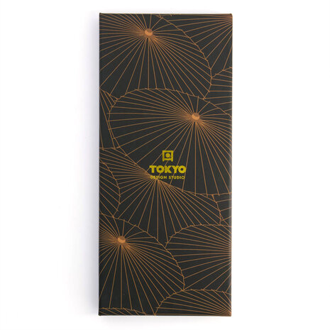 Tokyo Design Studio 5 sets of wooden chopsticks Gold Umbrella in gift box Tokyo Design Studio 5 sets of wooden chopsticks Gold Umbrella in gift box