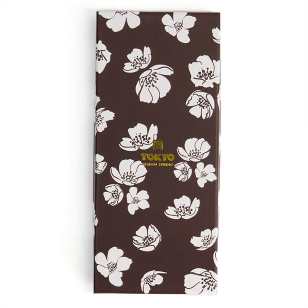 Tokyo Design Studio 5 sets of chopsticks Black White Flower in gift box Tokyo Design Studio 5 sets of chopsticks Black White Flower in gift box