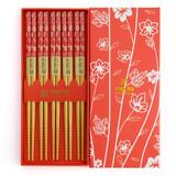 Tokyo Design Studio 5 sets of chopsticks Red Flower
