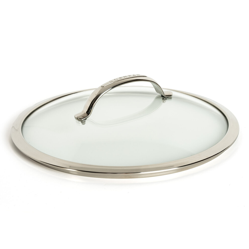 Scanpan HaptIQ glass lid with stainless steel rim 32cm