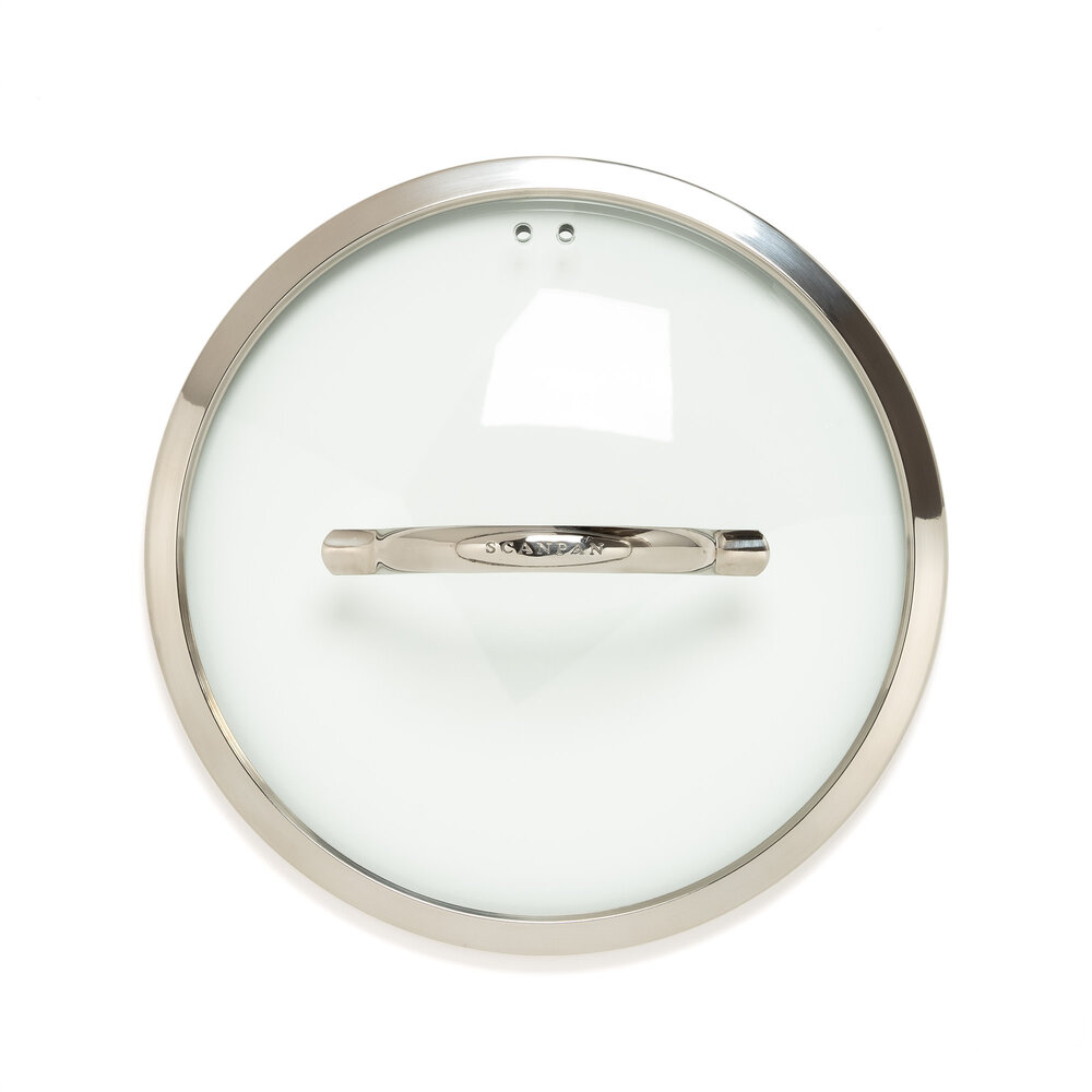 Scanpan HaptIQ glazen deksel met RVS rand 26cm