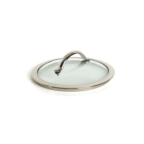 Scanpan HaptIQ glass lid with stainless steel rim 20cm