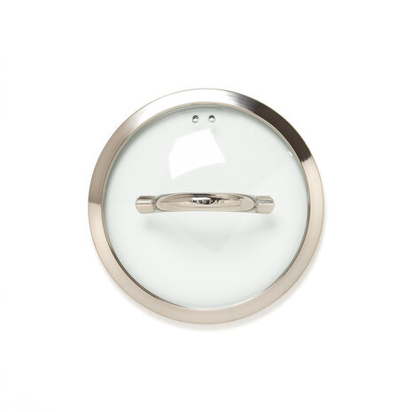 Scanpan HaptIQ glass lid with stainless steel rim 20cm