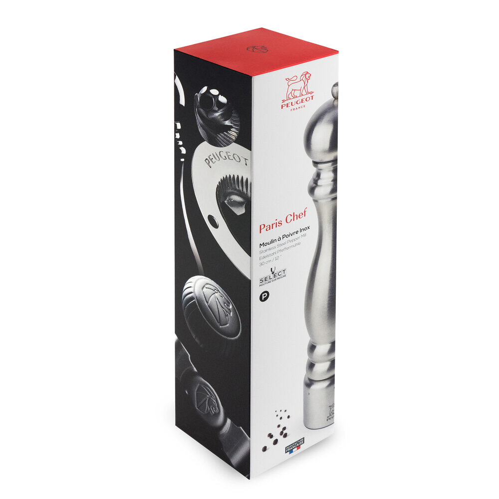 Peugeot Paris Chef Inox peppermill 30cm U-select Peugeot Paris Chef Inox peppermill 30cm U-select