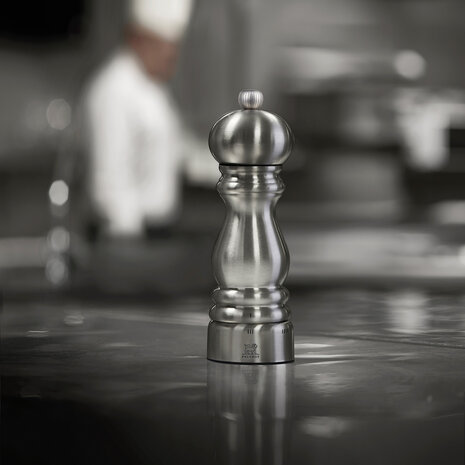 Peugeot Paris Chef Inox zoutmolen 18cm U-select Peugeot Paris Chef Inox zoutmolen 18cm U-select