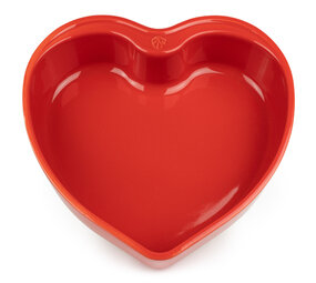 Peugeot Heart shaped ceramic oven dish 26cm Peugeot Heart shaped ceramic oven dish 26cm