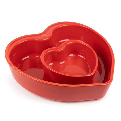 Peugeot Hartvormige keramische ovenschaal 26cm Peugeot Hartvormige keramische ovenschaal 26cm