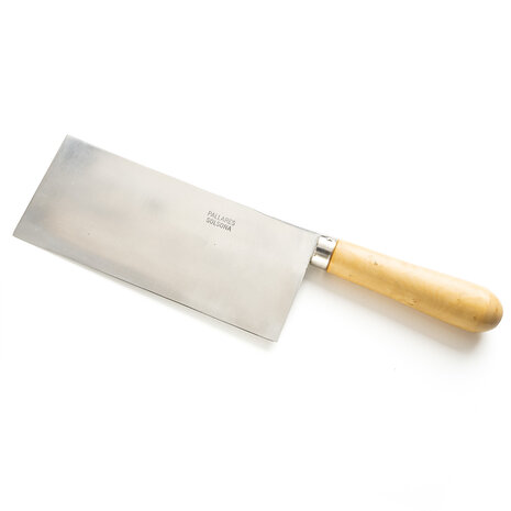 Pallares Solsona Carbon steel Chinese chef's knife 18,5cm with boxwood handle Pallares Solsona Carbon steel Chinese chef's knife 18,5cm with boxwood handle
