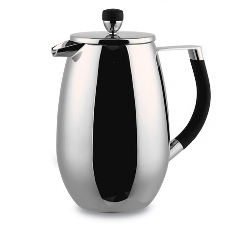 Grunwerg 12 cup  double wall cafetiere / French press with mirror finish