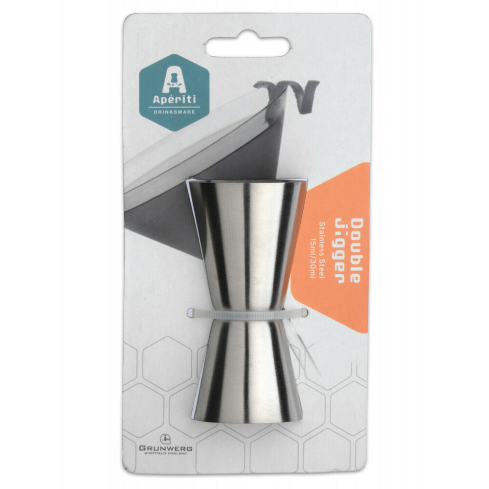 Grunwerg Stainless steel double jigger 3cl/6cl Grunwerg Stainless steel double jigger 3cl/6cl
