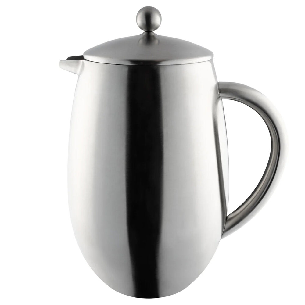 Grunwerg Dubbelwandige 12-kops RVS cafetière